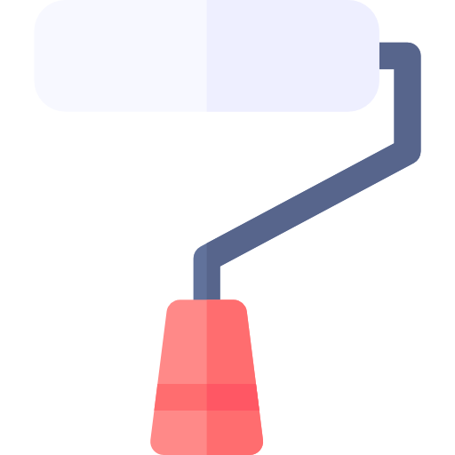 wałek malarski Basic Rounded Flat ikona