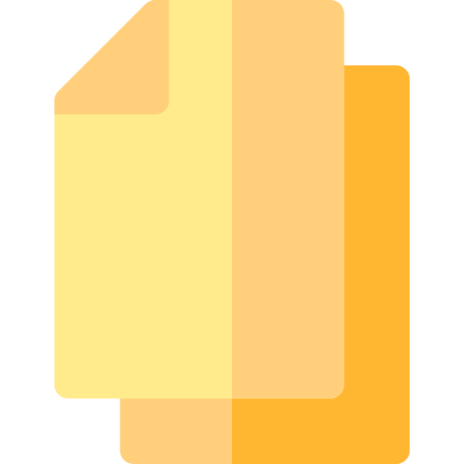 서류 Basic Rounded Flat icon