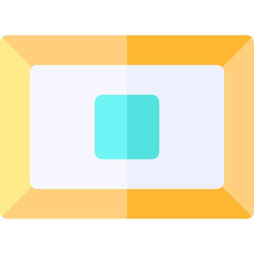 ramka na zdjęcia Basic Rounded Flat ikona