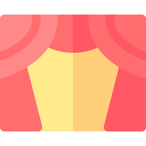 ステージ Basic Rounded Flat icon