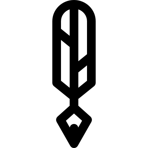pluma Basic Rounded Lineal icono