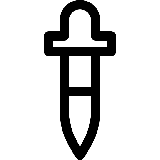 pipette Basic Rounded Lineal icon