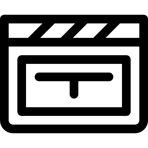 シネマ Basic Rounded Lineal icon
