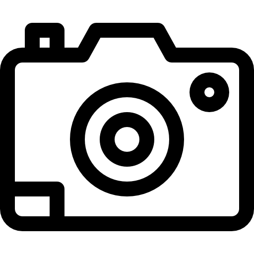 kamera Basic Rounded Lineal ikona