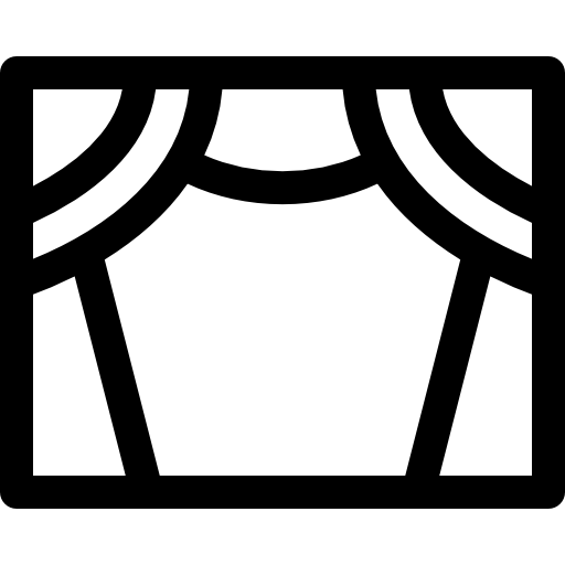 palcoscenico Basic Rounded Lineal icona