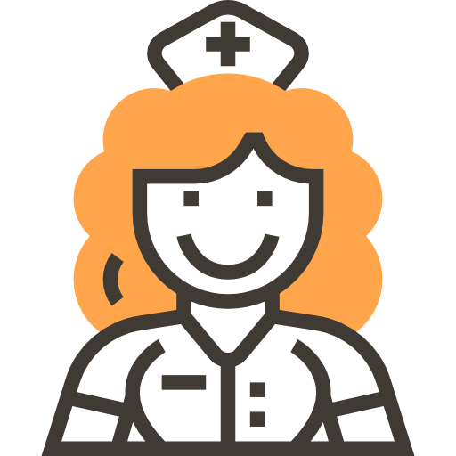 pielęgniarka Meticulous Yellow shadow ikona