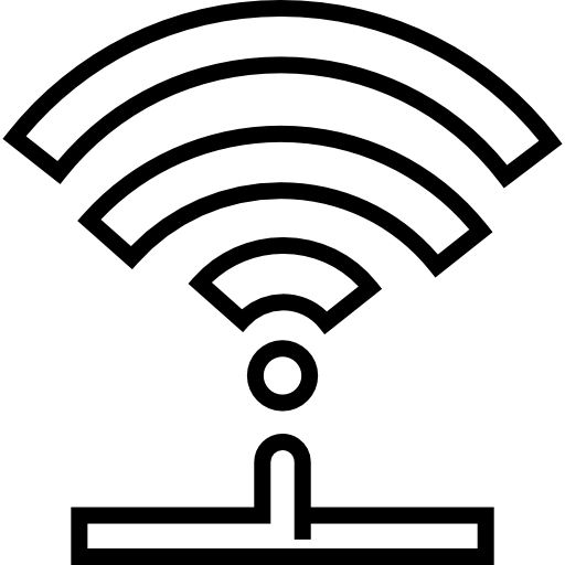 와이파이 Detailed Straight Lineal icon