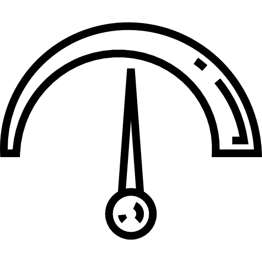 tachometer Detailed Straight Lineal icon