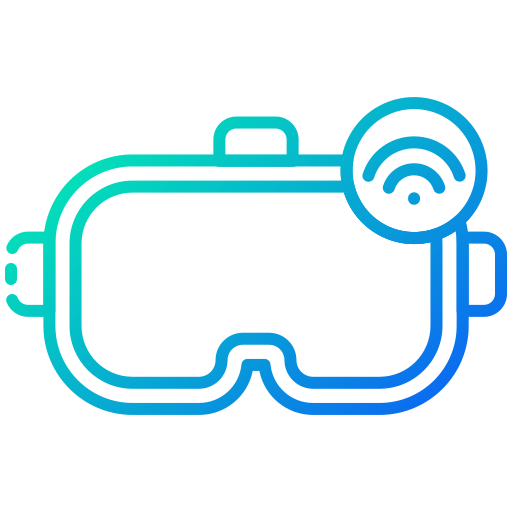 lunettes de réalité virtuelle Generic Gradient Icône