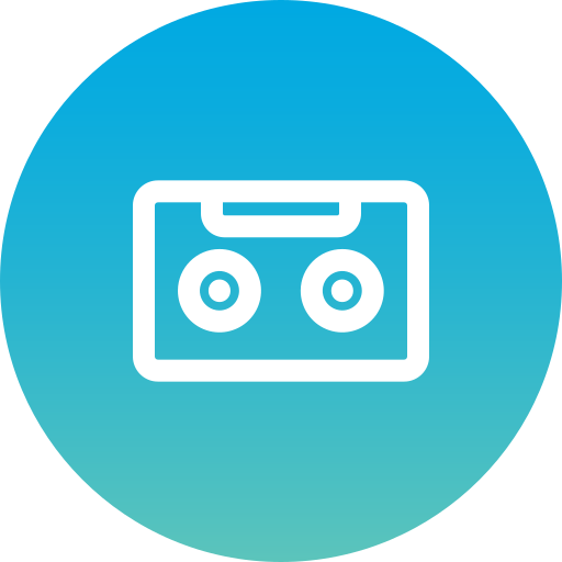 kassette Generic Flat Gradient icon