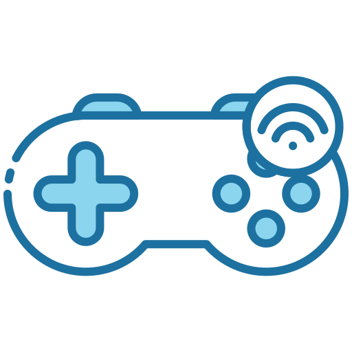 Game controller Generic Blue icon