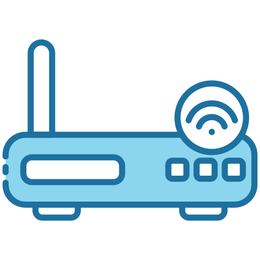 wi-fi роутер Generic Blue иконка
