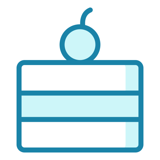 pastel de chocolate Generic Blue icono