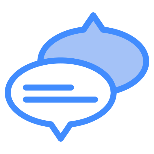 sprechblase Generic Blue icon