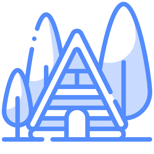 Cabin Generic Blue icon