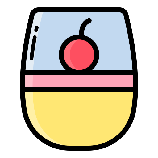panna cotta Generic Outline Color icono
