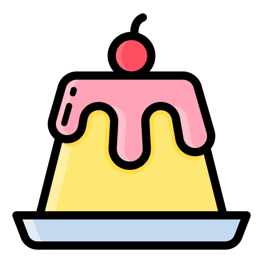 プリン Generic Outline Color icon