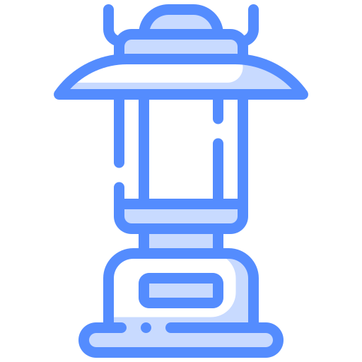 Oil lamp Generic Blue icon