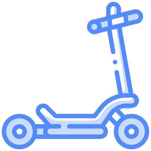 scooter electrico Generic Blue icono