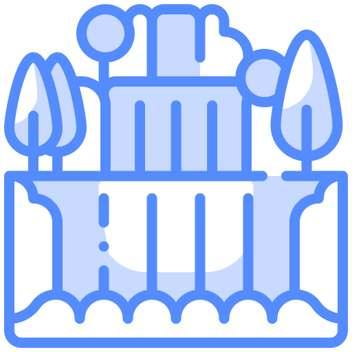 wodospad Generic Blue ikona
