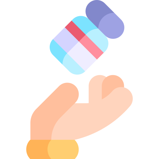 Vaccination Kawaii Flat icon