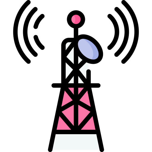 torre de sinalização Special Lineal color Ícone