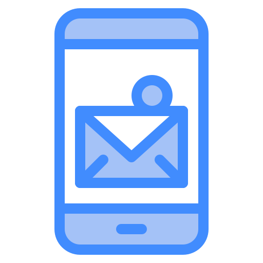 Mobile application Generic Blue icon