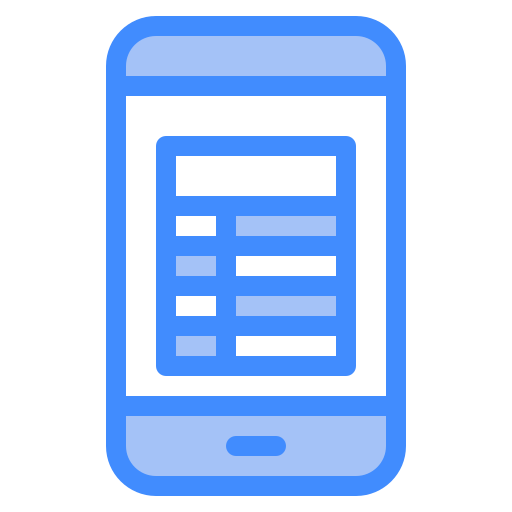 Mobile phone Generic Blue icon