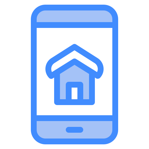 Mobile application Generic Blue icon