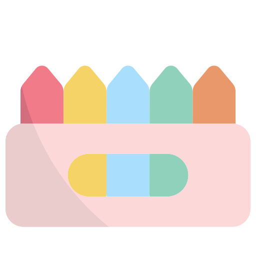 lápices de color Generic Flat icono