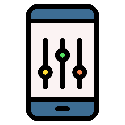 휴대폰 Generic Outline Color icon