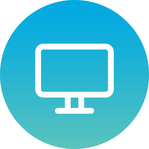 Monitor Generic Flat Gradient icon