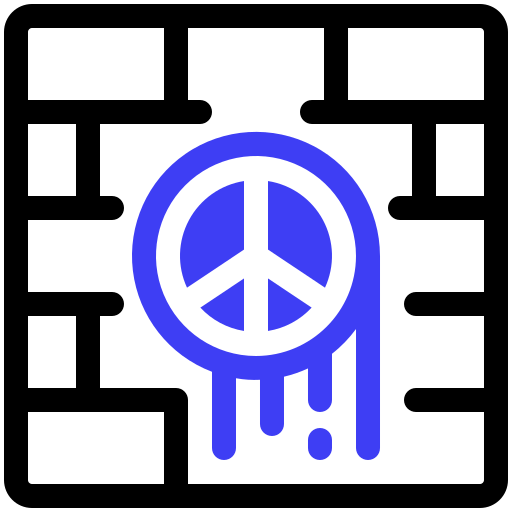 simbolo de paz Generic Mixed icono