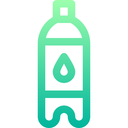 garrafa de agua Basic Gradient Lineal color Ícone