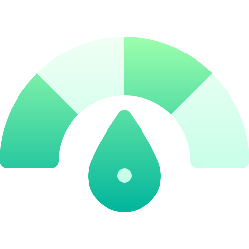 medidor Basic Gradient Gradient Ícone