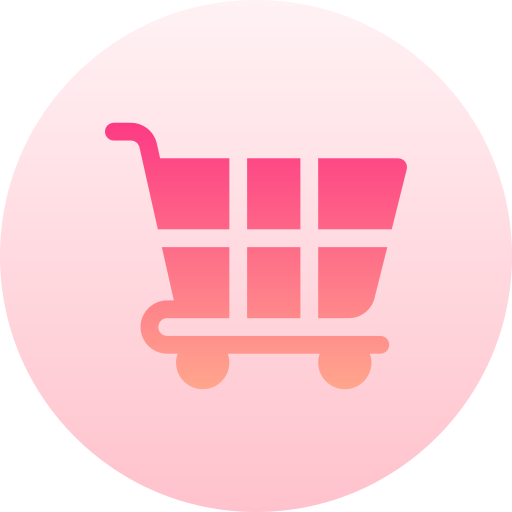 Shopping cart Basic Gradient Circular icon
