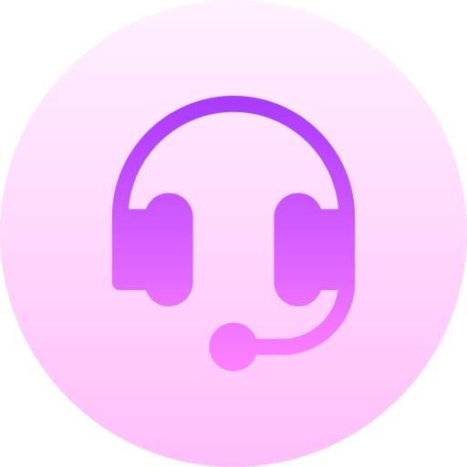 Customer service Basic Gradient Circular icon