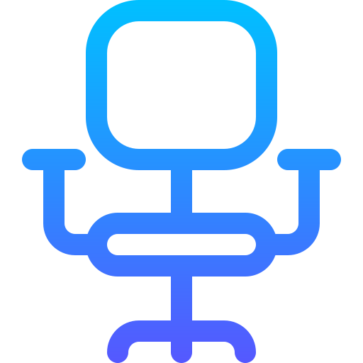 sedia da ufficio Basic Gradient Lineal color icona