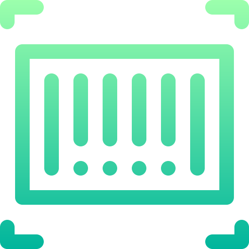 strichcode Basic Gradient Lineal color icon