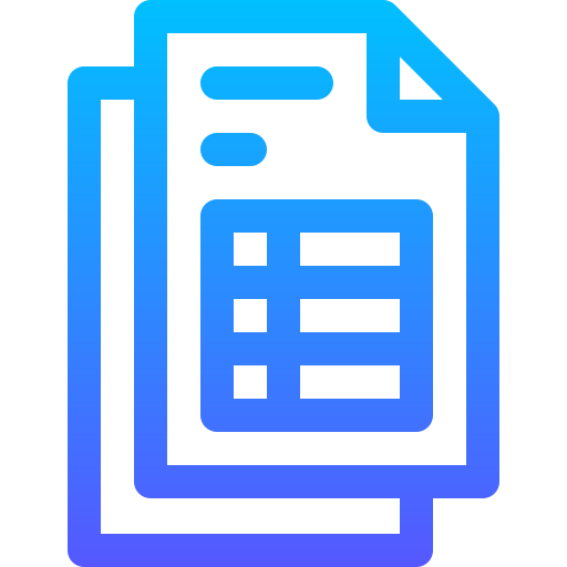 ファイル Basic Gradient Lineal color icon