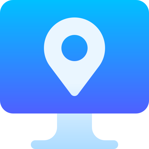 地図 Basic Gradient Gradient icon