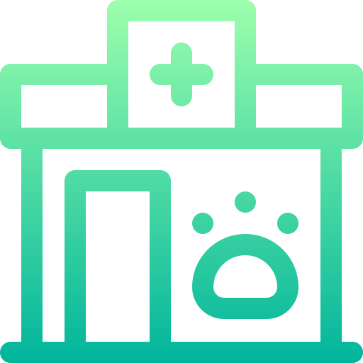 krankenhaus Basic Gradient Lineal color icon