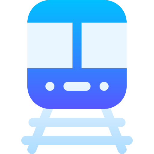 기차 Basic Gradient Gradient icon