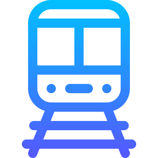 기차 Basic Gradient Lineal color icon