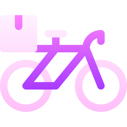 Delivery bike Basic Gradient Gradient icon