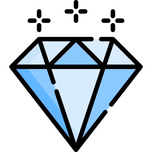 diamantes Special Lineal color icono