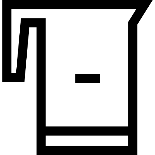 kruik Basic Straight Lineal icoon