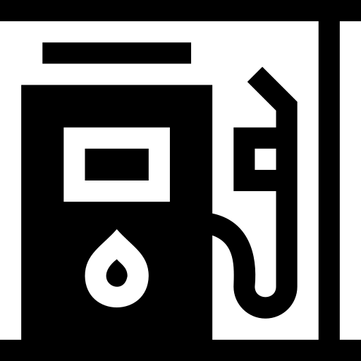 pompa di benzina Basic Straight Filled icona