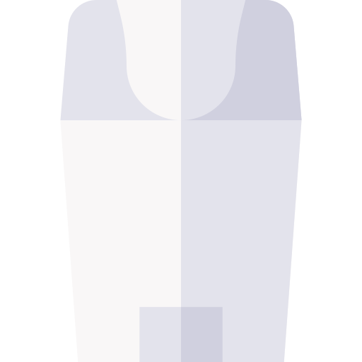 papelera Basic Straight Flat icono