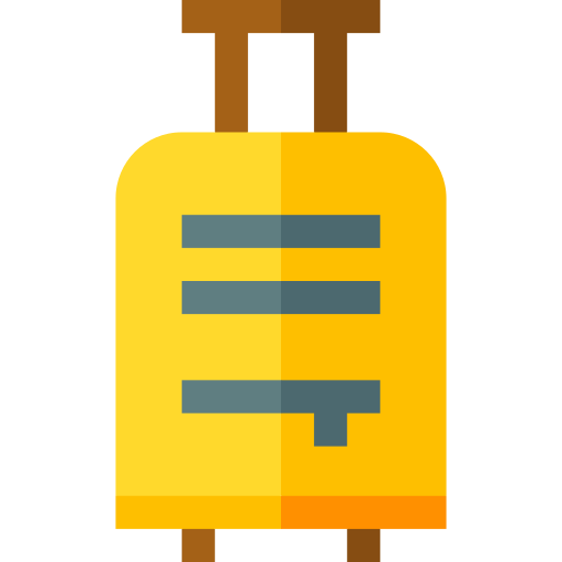 Luggage Basic Straight Flat icon